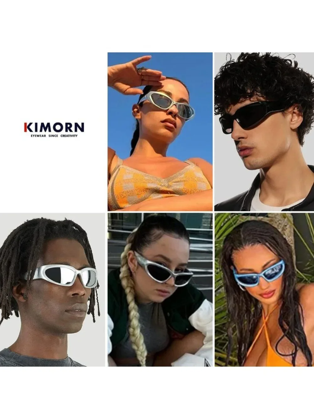 Y2K Oval Polarized Sunglasses for Men & Women | UV400 Protection, Sport Shades